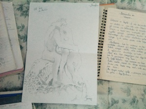 My beloved Rodin, sketch 